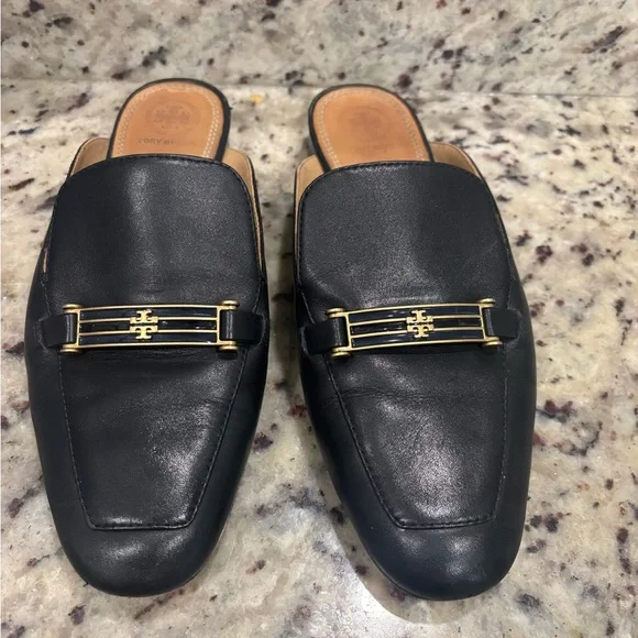 Tory Burch Amelia Loafer Mule size 8 black - Picture 2 of 7